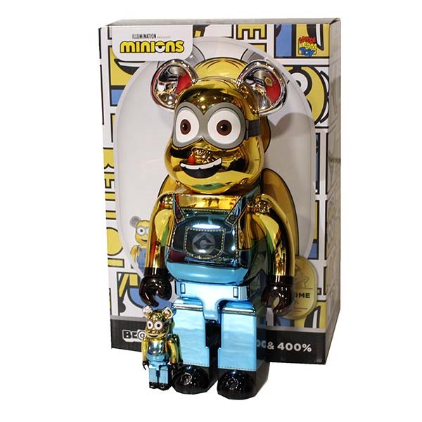 Medicom Toy Be Rbrick Dave Chrome Ver