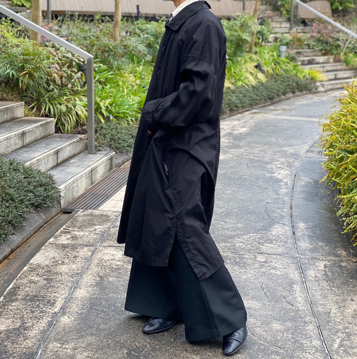 Yohji Yamamoto POUR HOMME ロングシャツジャケット