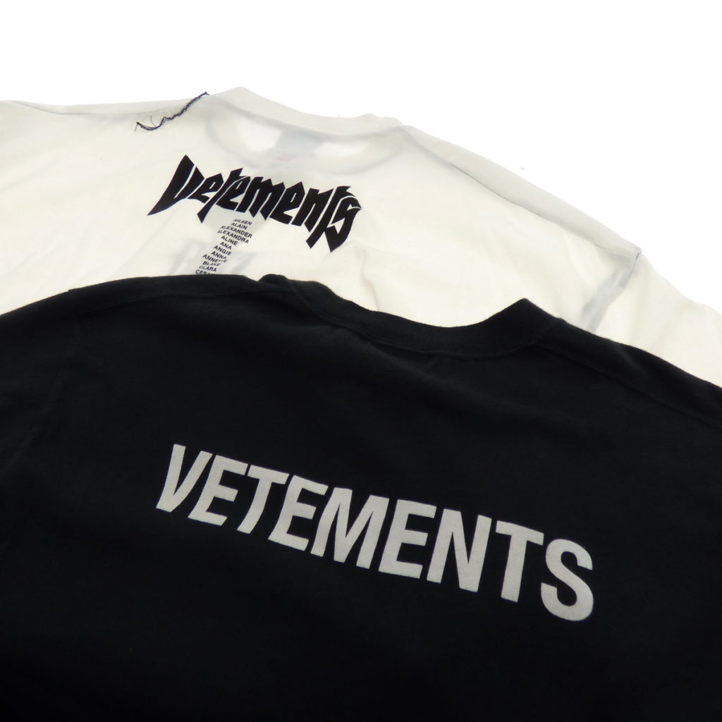 夏に着たいTシャツ『VETEMENTS』『ヴェトモン』入荷しております ...